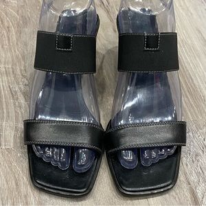 Paul Green Block Heel Leather Sandal